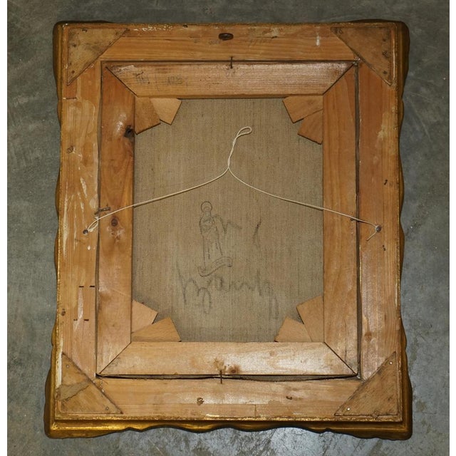 Dutch Artist, Man with Grey Hair & Cap, Oil on Canvas, Framed For Sale - Image 17 of 18