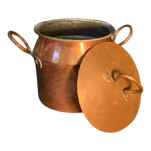 Antique Handmade French Copper Pot