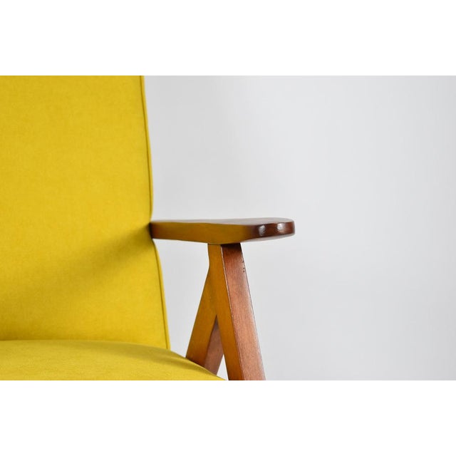 Vintage Yellow Armchair, 1960s For Sale - Image 14 of 15