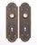 Mid 20th Century Reclaimed Classic Brass Passage Door Knob Set For Sale - Image 5 of 6