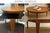 Restored Vintage Mahogany Drum Style Coffee Table, 48” Round For Sale - Image 4 of 8