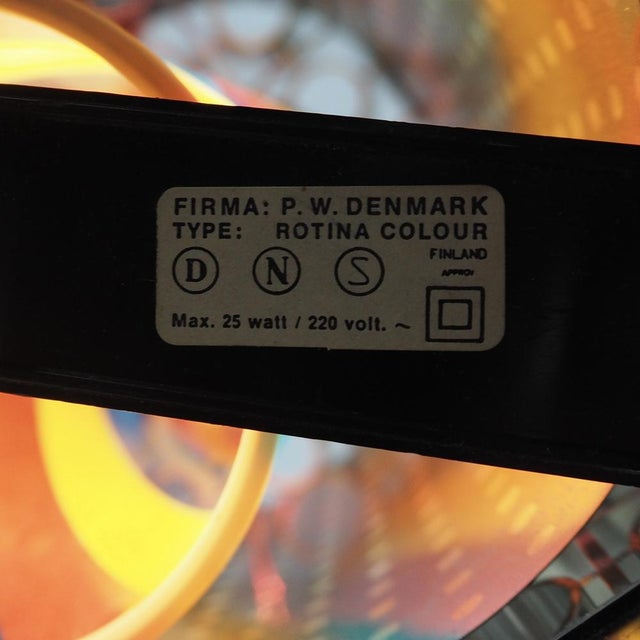 Rotina Rotating Effect Novelty Lamp, 1970s For Sale - Image 4 of 18