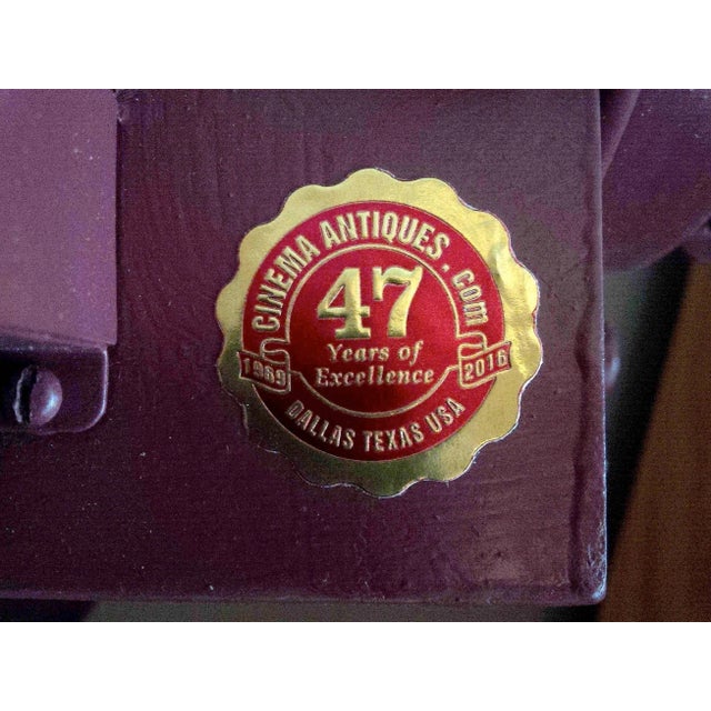 Black Ampro Circa 1947 Dual Slide / Filmstrip Projector Complete For Sale - Image 8 of 11