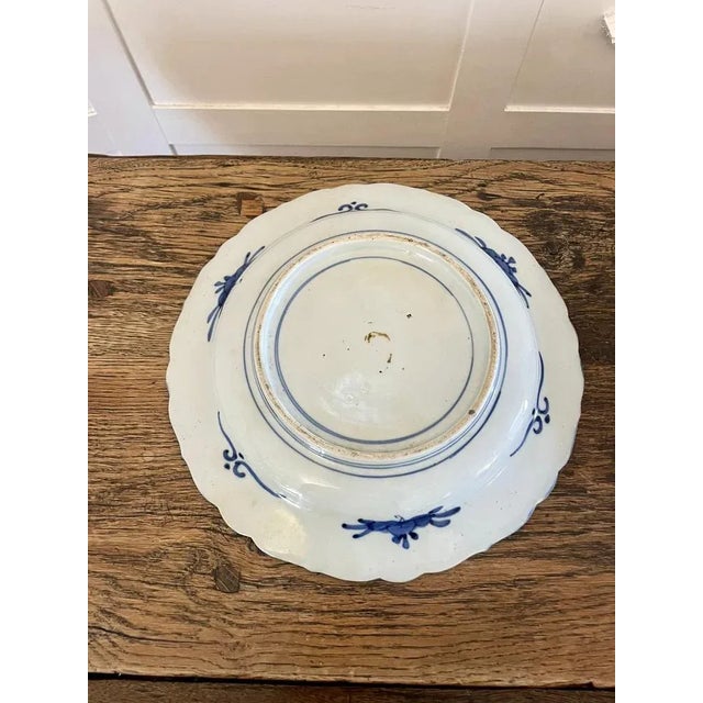 Japanese Hand Painted Imari Plates, 1900s, Set of 2 For Sale - Image 10 of 12