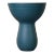 New Rina Menardi Bouquet Vase in Dark Teal Green For Sale