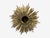 Mid-Century Modern Line Vautrin Style, Sunburst Mirror, Clayed Gilt, Mirror, France, 1960s For Sale - Image 3 of 10