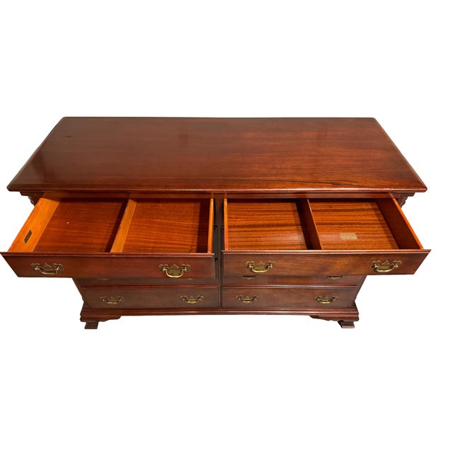 Late 1950s Kling Mahogany Bedroom Suite – 4-Piece Set (Bed, Dresser, Chest & Nightstand) For Sale In Salt Lake City - Image 6 of 14