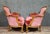 Louis XV Style Cabriolet Armchair in Carved Wood and Pink Velvet For Sale - Image 9 of 10