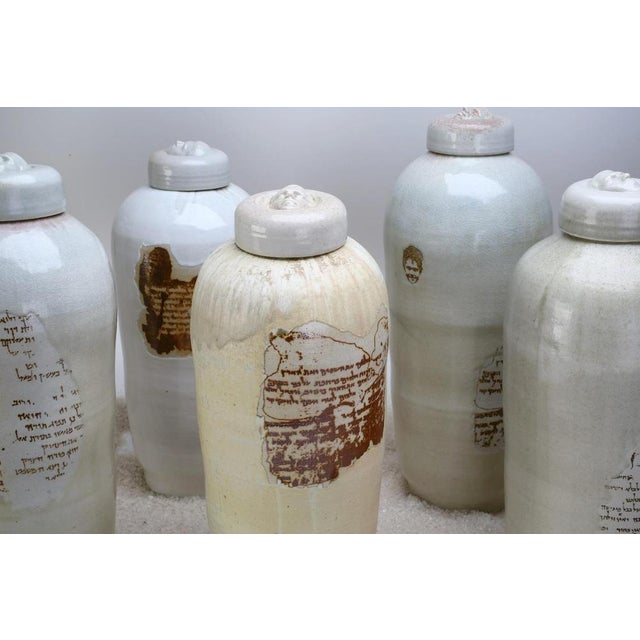 Scroll Jar by Caspi Ceramics Nl For Sale - Image 10 of 11