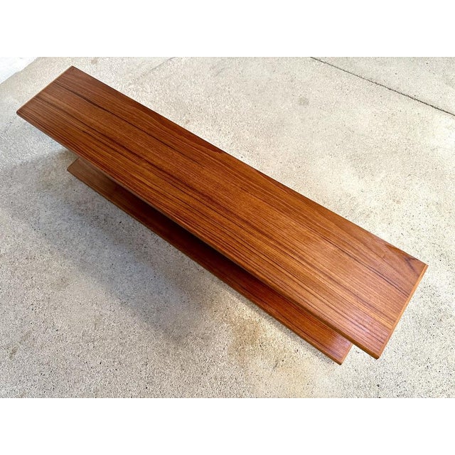 1960s Minimalist Teakwood Wall Shelf, Germany, 1960s For Sale - Image 5 of 17