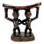 African Luba Headrest With Carved Twins For Sale