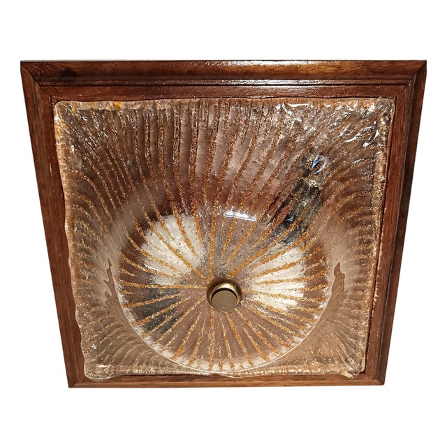 Murano Glass Wall Light attributed to Barovier and Toso For Sale