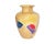 A studio pottery floor vase by American ceramic artist Kurt McCracken. This Postmodern floor vase features a speckled...