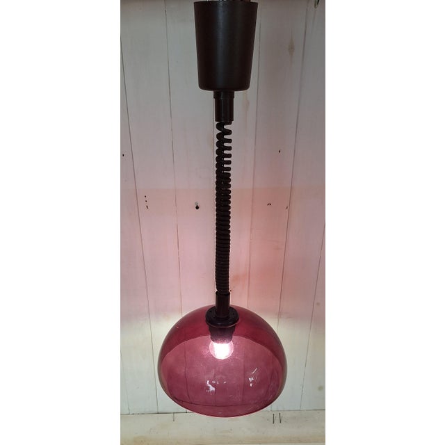 Vintage Height-Adjustable Hanging Lamp, 1970s For Sale - Image 3 of 7