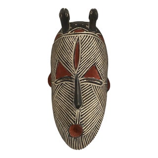 African Songye Kifwebe Wooden Bird Mask 13.25" H For Sale