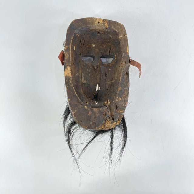 Early 20th Century Ibibio Carved and Painted Cross River Mask Nigeria For Sale - Image 11 of 11