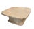 Plastic Vintage Hollywood Regency Tessellated Resin Square Coffee Table For Sale - Image 7 of 12