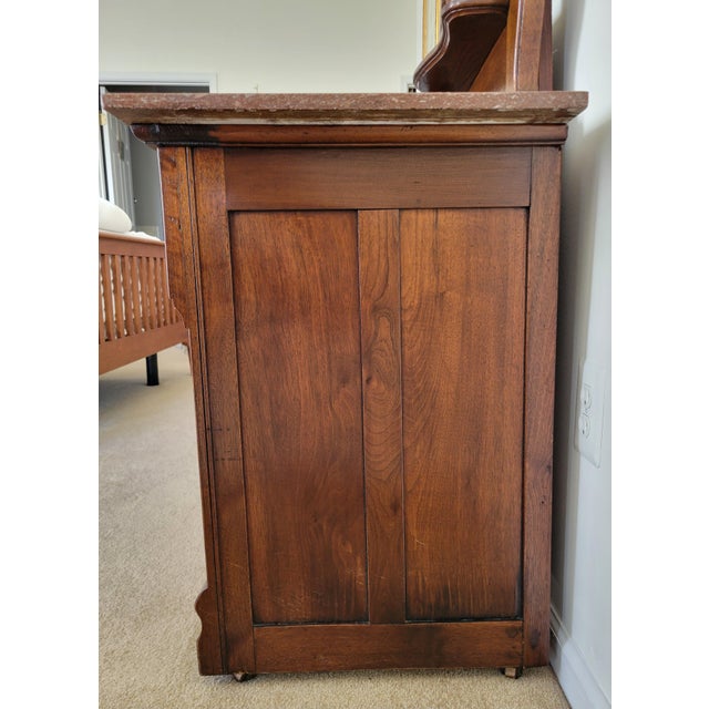 Late 19th Century Eastlake Dresser With Mirror For Sale - Image 4 of 15