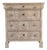 1880s French Gustavian Oak Chest of Drawers For Sale