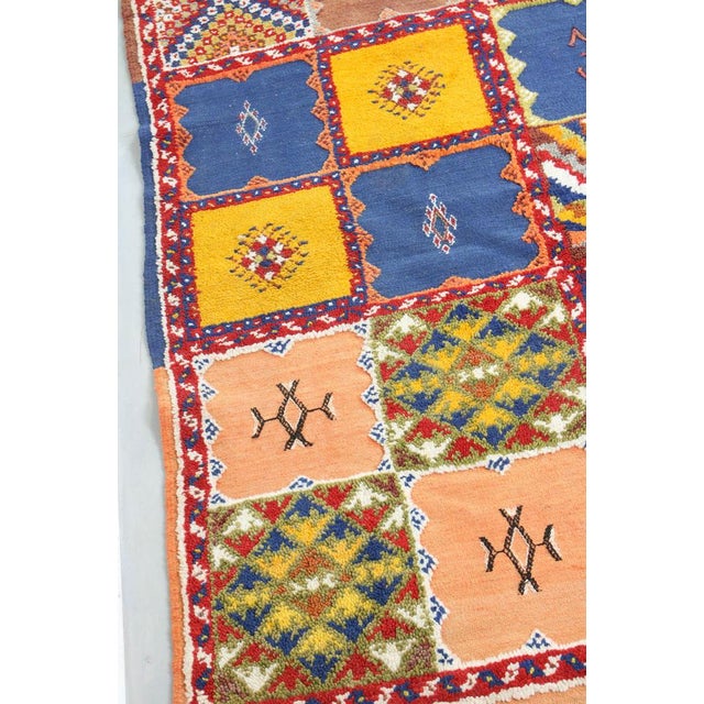Textile Large Turkish Colourful Rug For Sale - Image 7 of 18