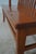 Arts and Crafts Style Solid Oak Slat Back Bench For Sale - Image 15 of 18