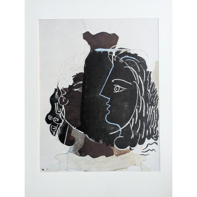 1960s Georges Braque, Profile of a Woman, Limited Edition Phototype, 1962 For Sale - Image 5 of 6