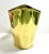 1980s English Polished Brass Wastebasket Cachepot Planter – Hollywood Regency Hammered Brass Vase For Sale - Image 5 of 9