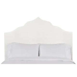 Clementine Twin Headboard, Ivory Linen For Sale