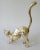 Mid-Century 1960's-1970's Large Polished Brass Cat With Accentuated Tail "On the Prowl" For Sale In West Palm - Image 6 of 13