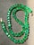 Gia Certified 110 Ct Natural Oval Emerald Necklace, 14 K Gold 57.3 Gm , 18 " For Sale - Image 4 of 8
