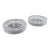 Big Sale- Extremely Elegant Pair of Etched Glass Bowls or Ashtrays, 6.5” Dia. For Sale