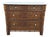 French Bamboo Chest of Drawers With Marble For Sale