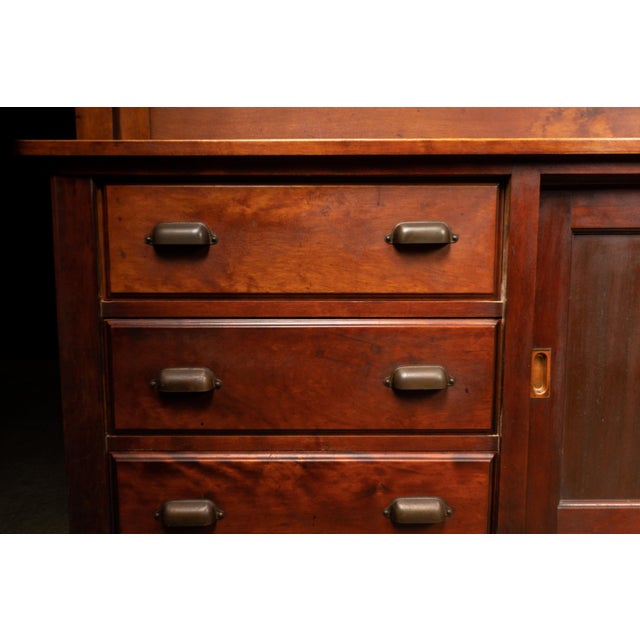 Massive Antique Mercantile Display Cabinet For Sale In Chicago - Image 6 of 13