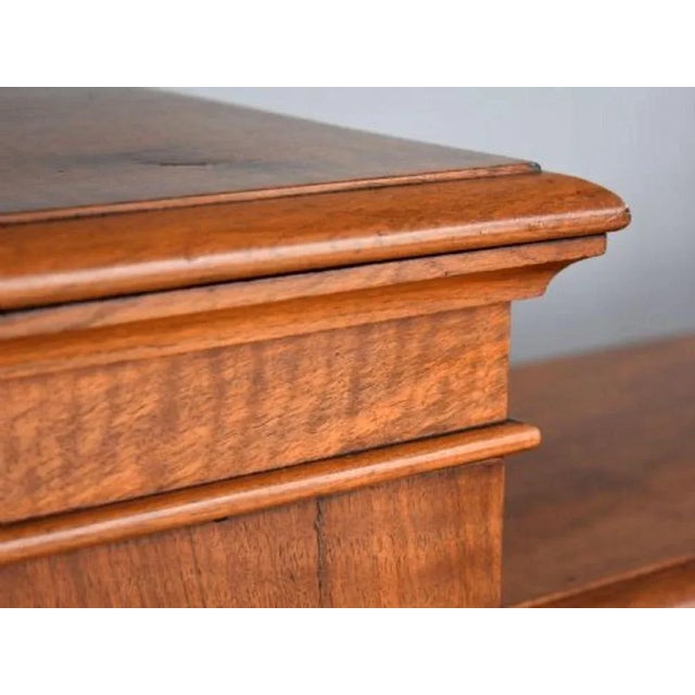 Victorian Open Bookcase in Walnut, 1870 For Sale - Image 11 of 12