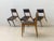 Vintage Upholstered Chairs in Beech Wood, 1960s For Sale - Image 5 of 10