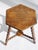 Wood Antique Rustic Farmhouse Hexagon Wooden Barley Twist Plant Stand, 1920s For Sale - Image 7 of 9