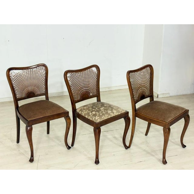Vintage Chippendale Chairs, 1920, Set of 3 For Sale - Image 4 of 8