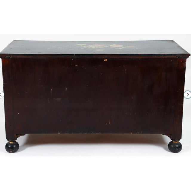 Dauler Close and Johns Hand Painted Mahogany Dresser For Sale - Image 4 of 9