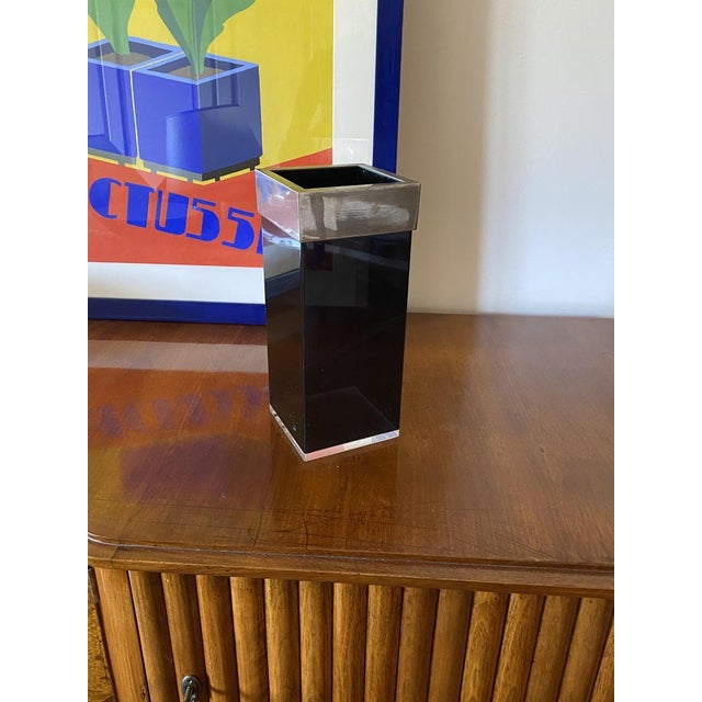 Black Italian Modern Bottle Holder, 1970s For Sale - Image 8 of 15