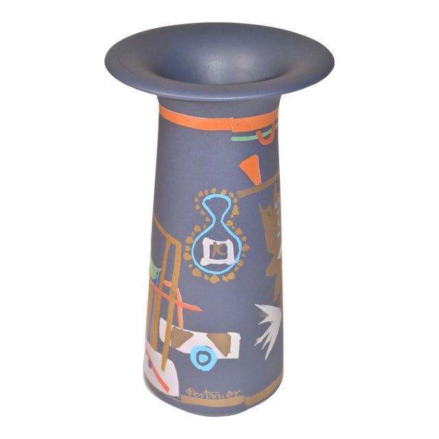 Rosenthal Porcelain Flower Vase Liguria Gilbert Portanier Studio-Linie Germany For Sale