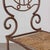 Mid 20th Century French Neoclassical Iron and Woven Accent Chair For Sale - Image 11 of 11