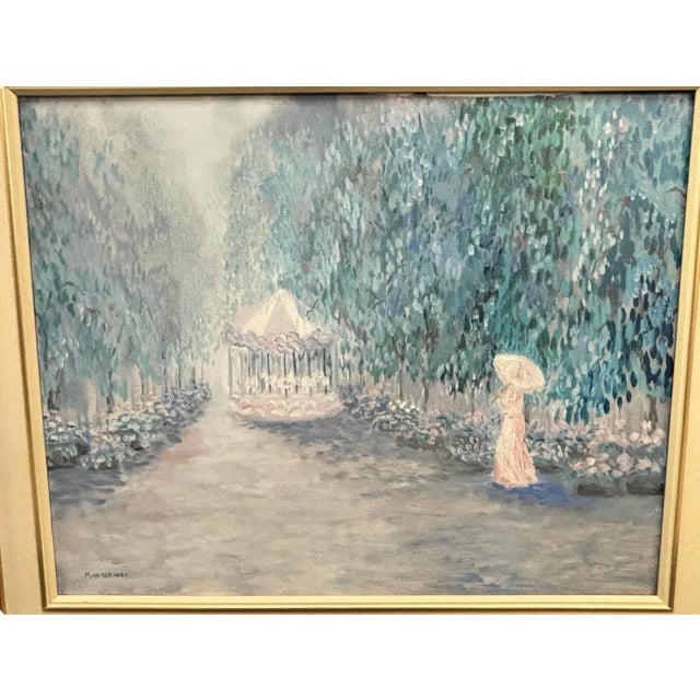 Marjolyn Van Der Hart First-Year Impressionist Oil Painting, 1988 For Sale In Tampa - Image 6 of 8