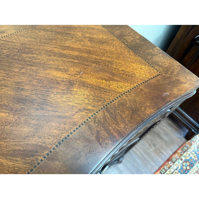 Universal Furniture Transitional Burled-Finish Dresser With Mirror For Sale - Image 18 of 18