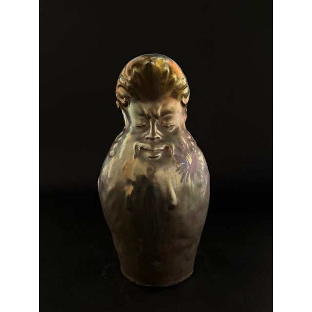 Late 19th Century Ceramic Jug with Metallic Luster Glaze from Delphin Massier For Sale - Image 6 of 13