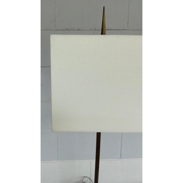 Currey & Company Currey & Company Modern Antique Brass and White Marble Thompson Table Lamp For Sale - Image 4 of 4