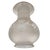 White Late 19th Century Victorian Frosted Wheel Cut Glass Oil Lamp Fluted Hurricane Shade For Sale - Image 8 of 9