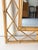 1970s Mid-Century Diamond Lattice Bamboo Mirror, Italy, 1970 For Sale - Image 5 of 9