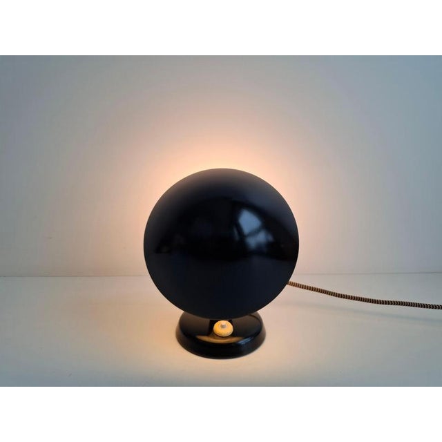 Bauhaus Mushroom Table Lamp with Adjustable Shade, Czechoslovakia, 1930s For Sale - Image 6 of 15