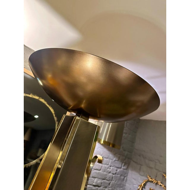 Tall Uplighter Floor Lamp from Belgo Chrom, 1970 For Sale - Image 6 of 11