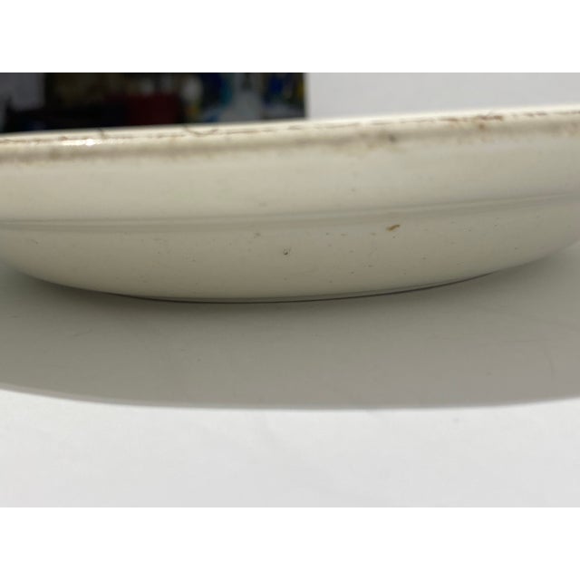 Antique W. H. Grindley and Tunstall Soup Bowl in Burmah Pattern For Sale - Image 9 of 9